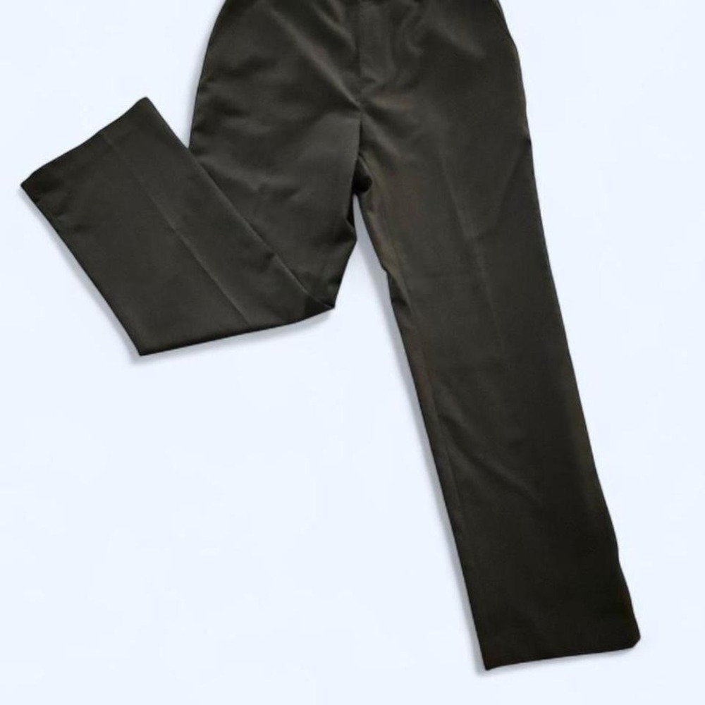 Joseph Abboud JOE Mens Dress Pants 32x30 Black Charcoal Gray Flat Front Trousers